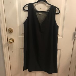 Black dress with sheer cut outs